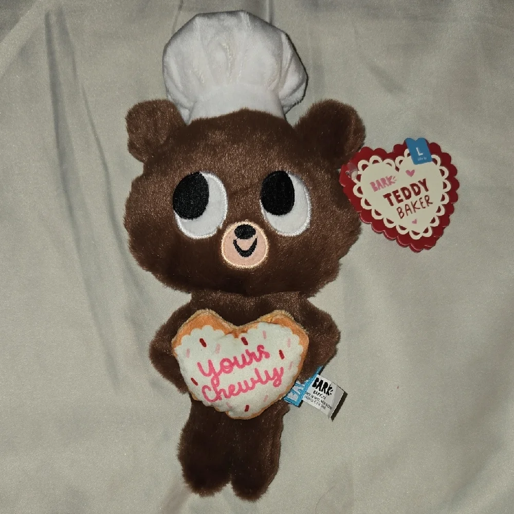 BarkBox Company Teddy Baker Brown Dog Toy